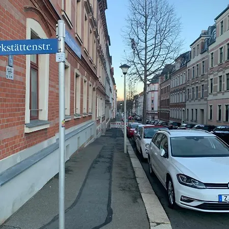 Apartamento Zum Bahnhof Zwickau Exterior foto